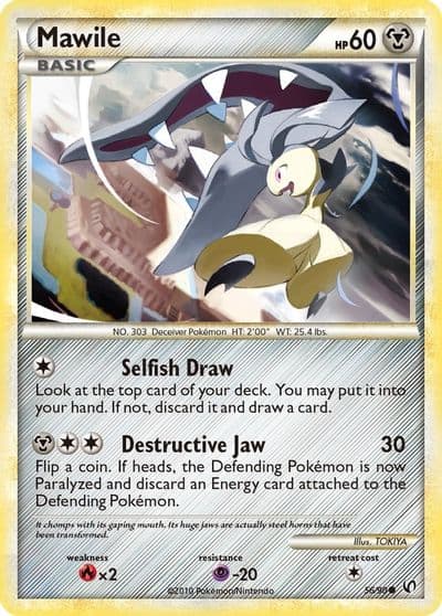 Mawile Undaunted Pokemon card
