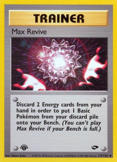 Max Revive Gym Challenge Pokemon card