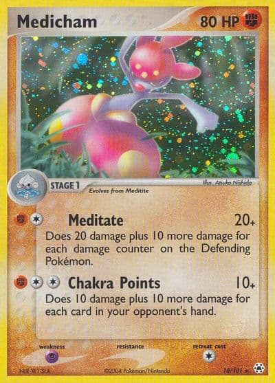 Medicham Hidden Legends Pokemon card