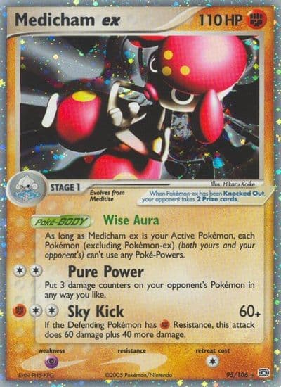 Medicham ex Emerald Pokemon card