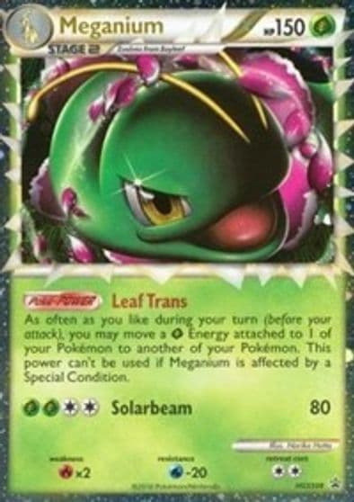 Meganium (Prime) - HGSS08 HGSS Promos Pokemon card