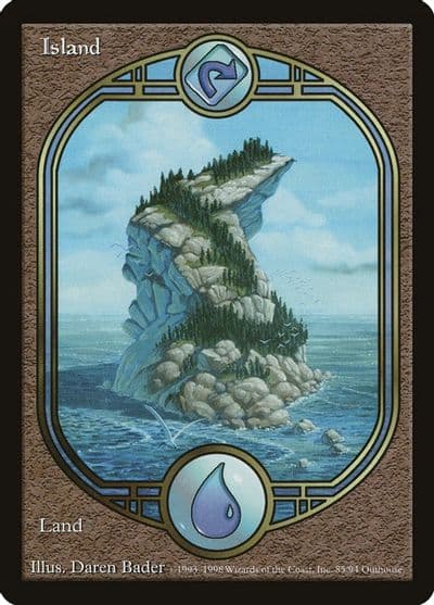 Island UGL Unglued Magic card