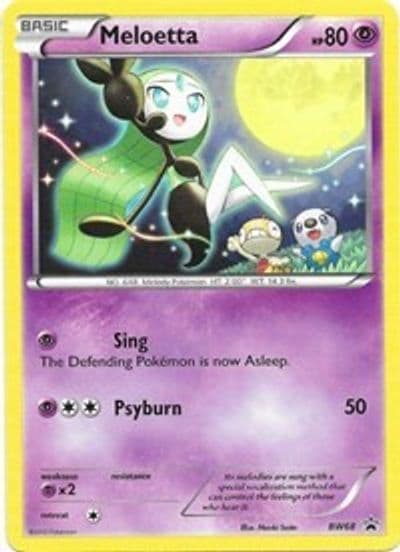 Meloetta - BW68 Black and White Promos Pokemon card