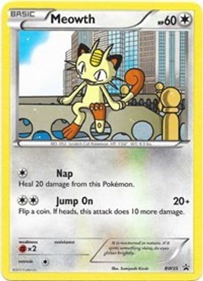 Meowth - BW35 Black and White Promos Pokemon card