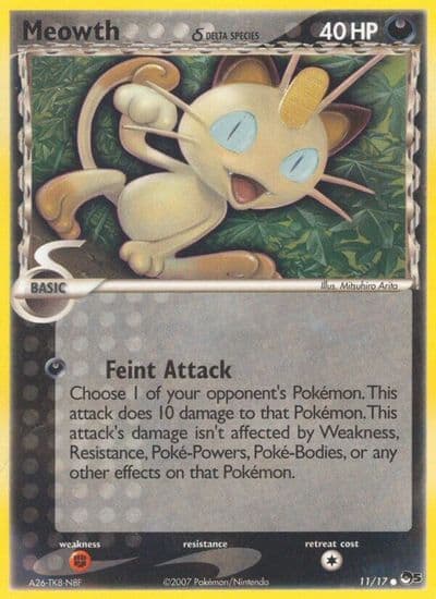 Meowth (Delta Species) POP Series 5 Pokemon card