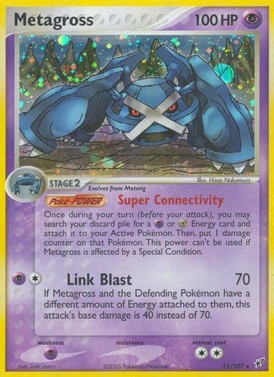 Metagross Deoxys Pokemon card