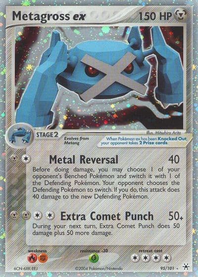 Metagross ex Hidden Legends Pokemon card