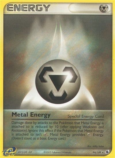 Metal Energy (Special) Ruby and Sapphire Pokemon card