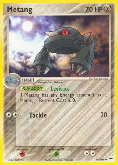 Metang Hidden Legends Pokemon card
