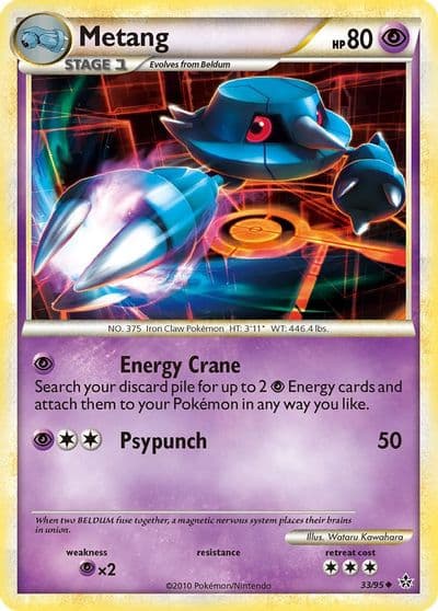 Metang Unleashed Pokemon card