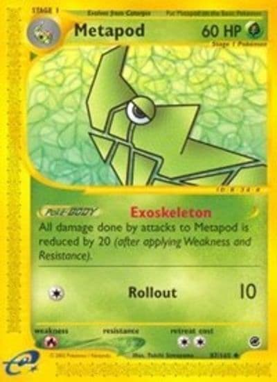 Metapod Expedition Pokemon card