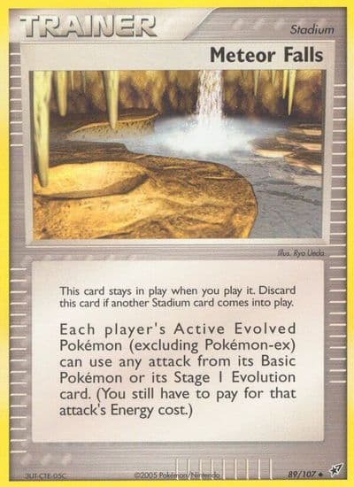 Meteor Falls Deoxys Pokemon card