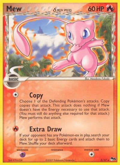 Mew (Delta Species) POP Series 5 Pokemon card