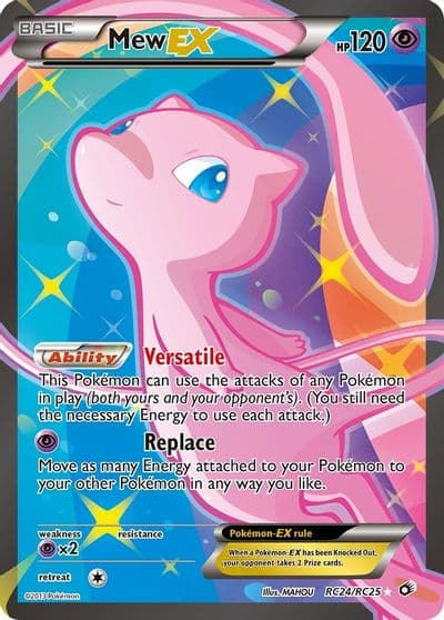 Mew EX (Full Art) Legendary Treasures: Radiant Collection Pokemon card