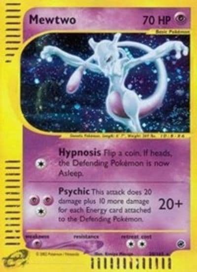 Mewtwo (20) Expedition Pokemon card