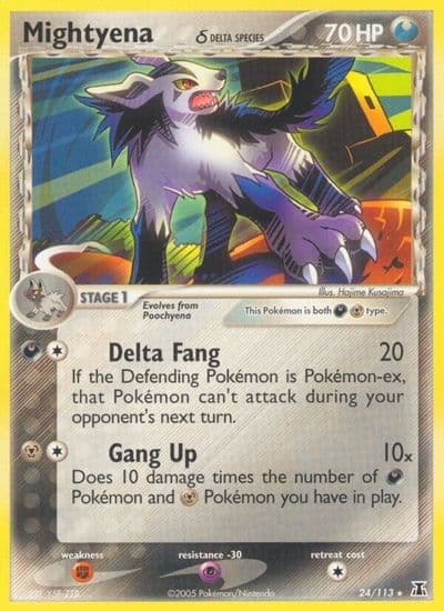 Mightyena (Delta Species) Delta Species Pokemon card