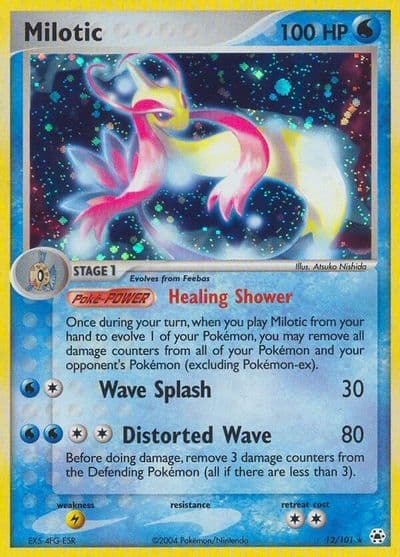 Milotic Hidden Legends Pokemon card