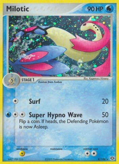 Milotic Emerald Pokemon card