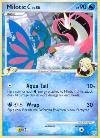 Milotic C Supreme Victors Pokemon card