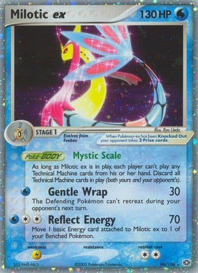 Milotic ex Emerald Pokemon card
