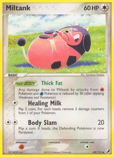 Miltank Unseen Forces Pokemon card