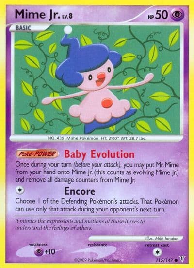 Mime Jr. Supreme Victors Pokemon card