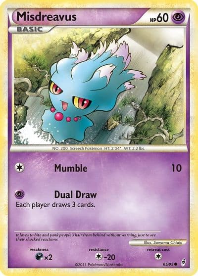 Misdreavus Call of Legends Pokemon card