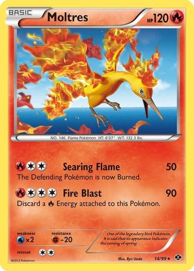 Moltres Next Destinies Pokemon card