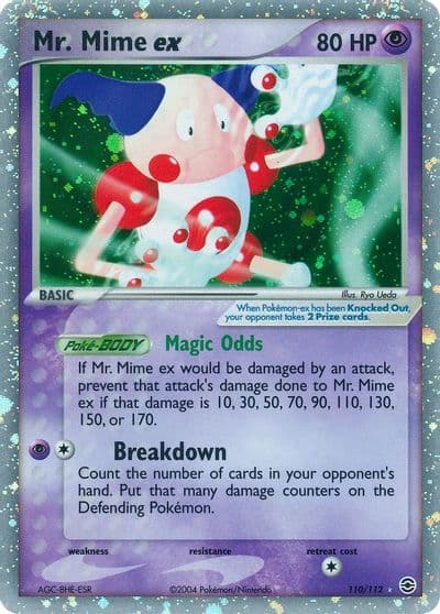 Mr. Mime ex FireRed & LeafGreen Pokemon card