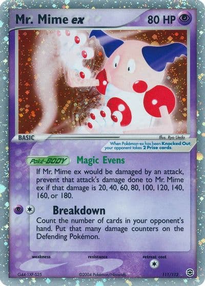 Mr. Mime ex FireRed & LeafGreen Pokemon card