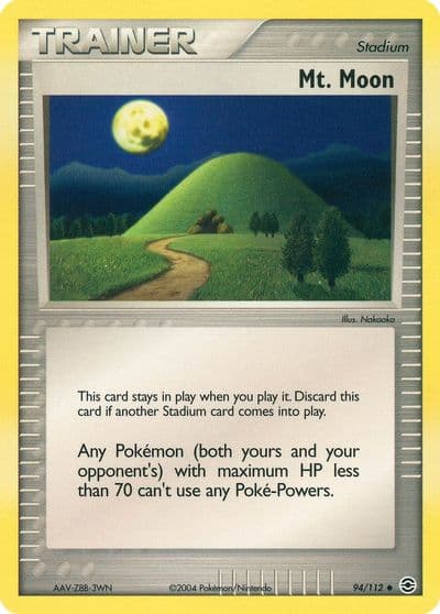 Mt. Moon FireRed & LeafGreen Pokemon card