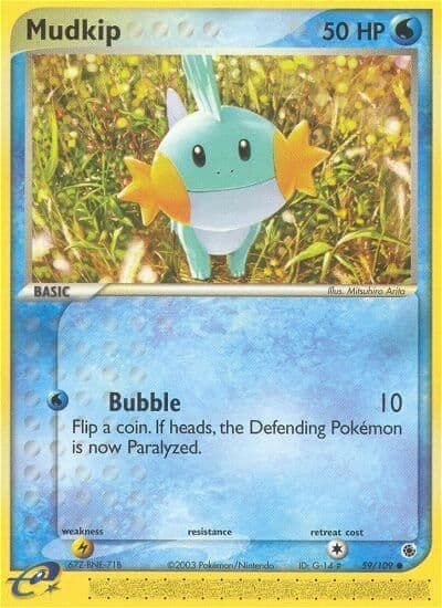 Mudkip First Partner Pack Pokemon card