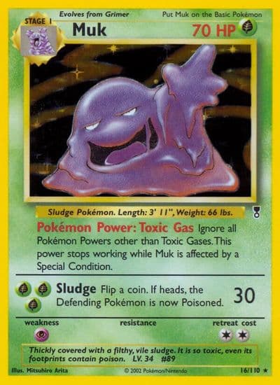 Muk Legendary Collection Pokemon card