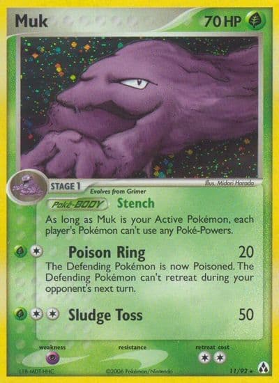 Muk Legend Maker Pokemon card