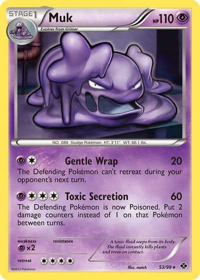 Muk Next Destinies Pokemon card