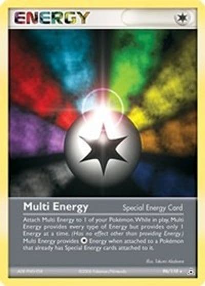 Multi Energy Holon Phantoms Pokemon card