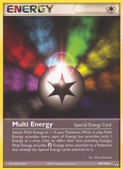 Multi Energy Power Keepers Pokemon card