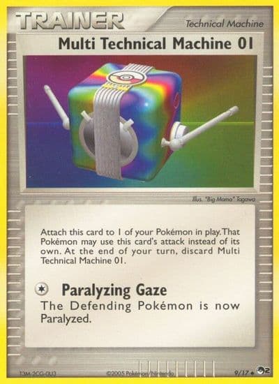Multi Technical Machine 01 POP Series 2 Pokemon card