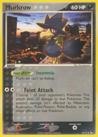 Murkrow POP Series 1 Pokemon card