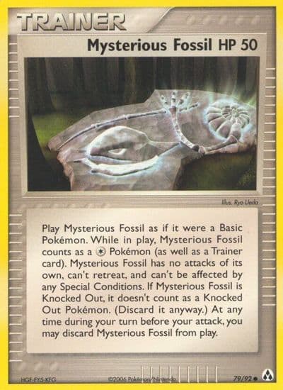 Mysterious Fossil Legend Maker Pokemon card