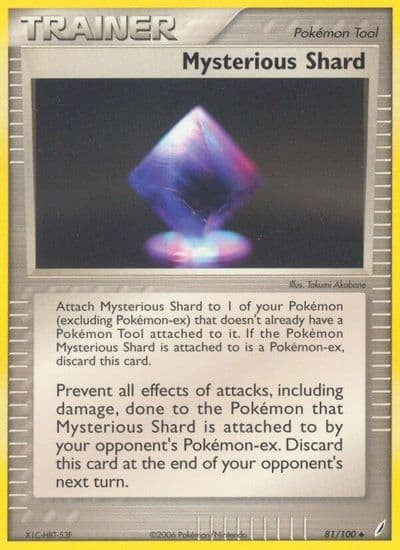 Mysterious Shard Crystal Guardians Pokemon card
