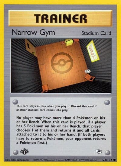 Narrow Gym Gym Heroes Pokemon card