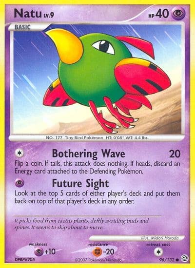 Natu Secret Wonders Pokemon card