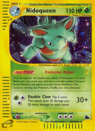 Nidoqueen (H21) Skyridge Pokemon card