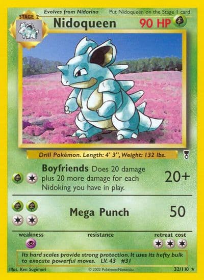 Nidoqueen Legendary Collection Pokemon card