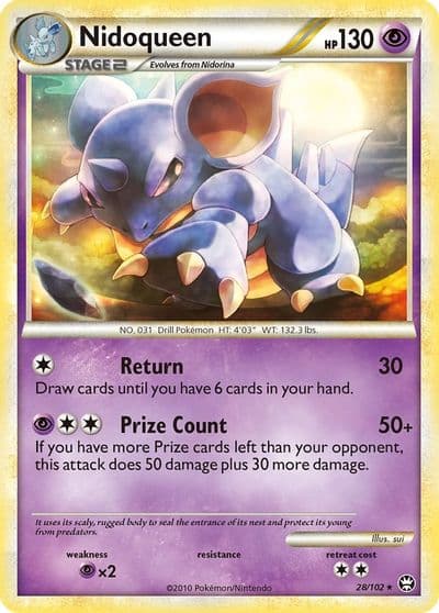 Nidoqueen Triumphant Pokemon card