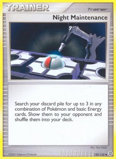 Night Maintenance Secret Wonders Pokemon card