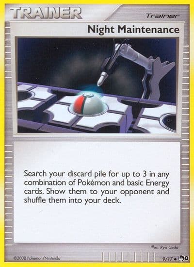 Night Maintenance POP Series 8 Pokemon card
