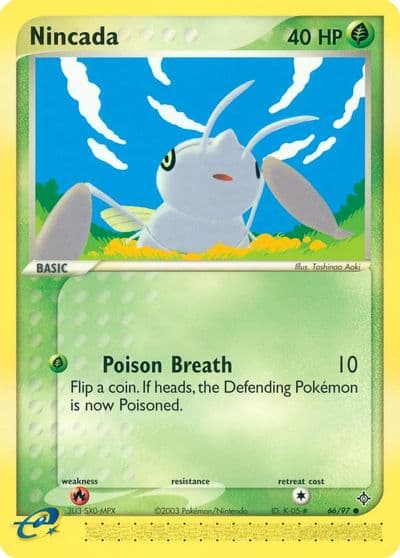 Nincada Dragon Pokemon card
