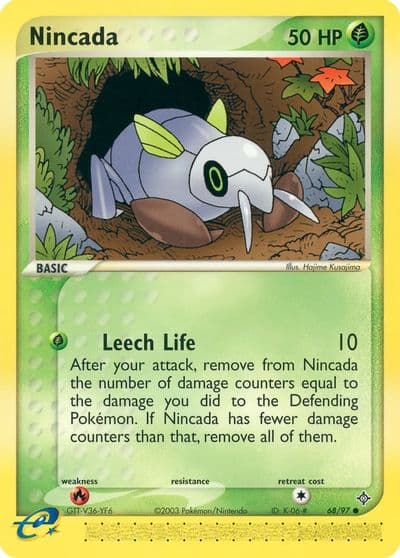Nincada Dragon Pokemon card